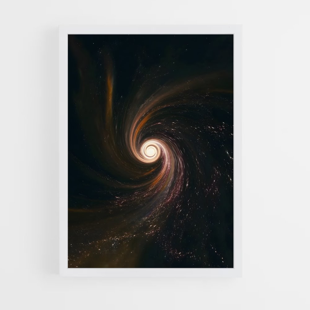 Poster splendide de galaxie en spirale (vue 3)